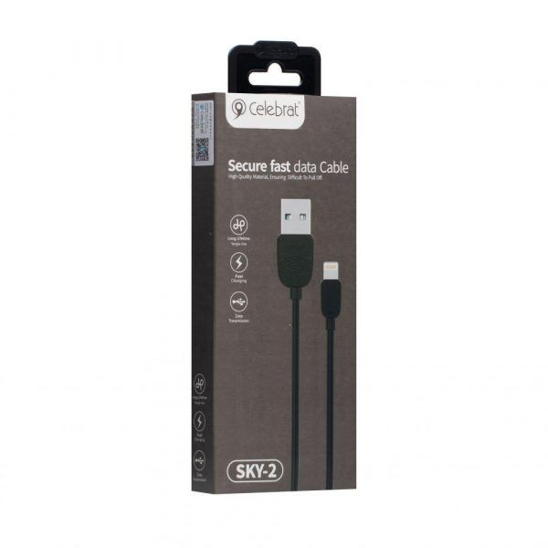 Telefon Kabeli - Celebrat SKY-2i Usb Iphone Şarj və Data köçürmə kabeli
