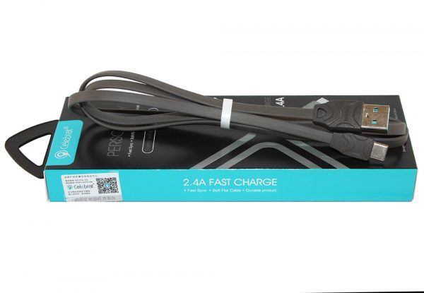 şarj və məlumat ötürülməsi kabeli - Celebrat CB-02T Usb Type-C Charge & Data Cable