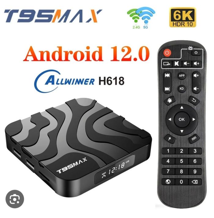 Tv Box T95 Max 4Gb/64Gb Android 12