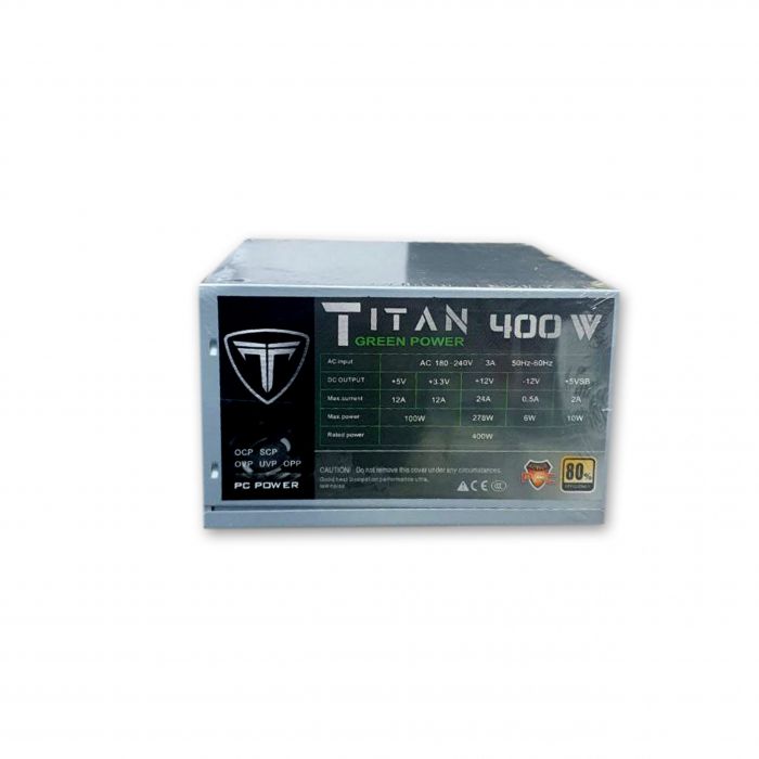Titan 400 watt qida bloku PSU