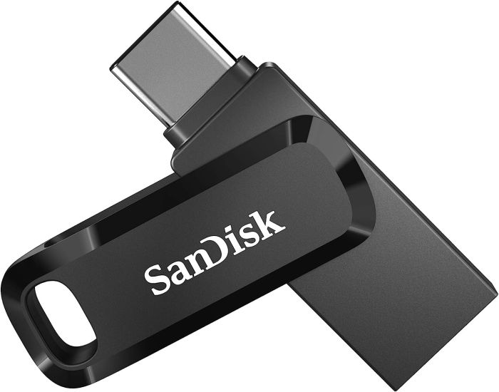 128 Gb Sandisk Dual Drive Go Flash Drive Type-C Usb 3.1 (150Mbps)