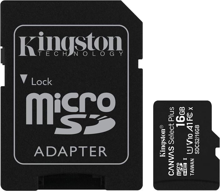 16 Gb Kingston Class10 80 Mbps Micro SD-Card