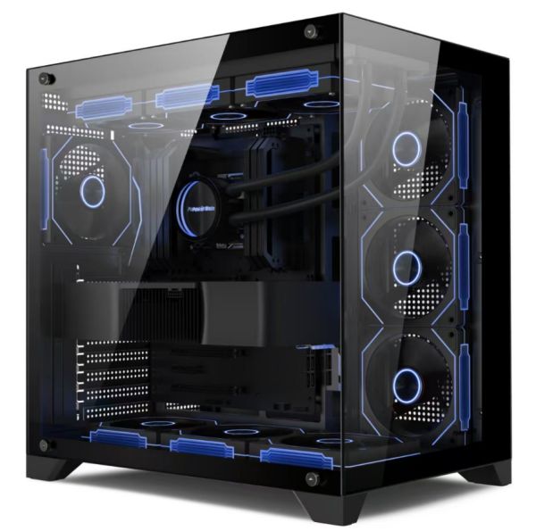 Gaming case LC-360 Atx Aquarium Black