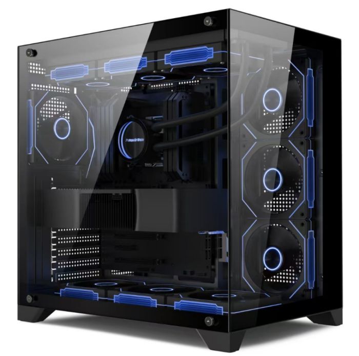 Gaming case LC-360 Atx Aquarium Black