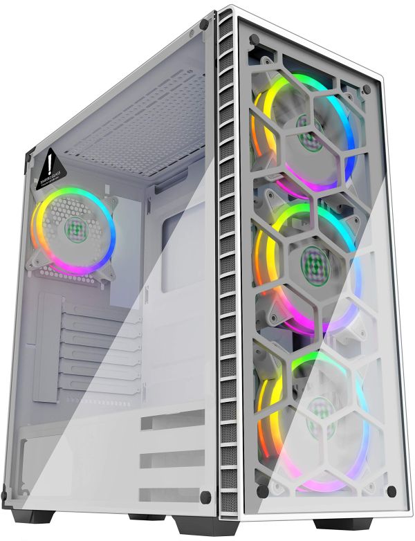 Gaming case WjCoolman Trio E-Atx (White)