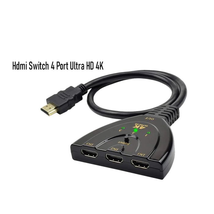 Hdmi Switch 3 Port Ultra HD 4K