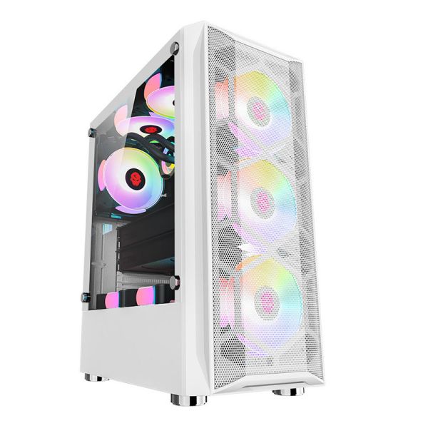 Gaming case GameKM IceDiamond Atx Gaming Case (White)