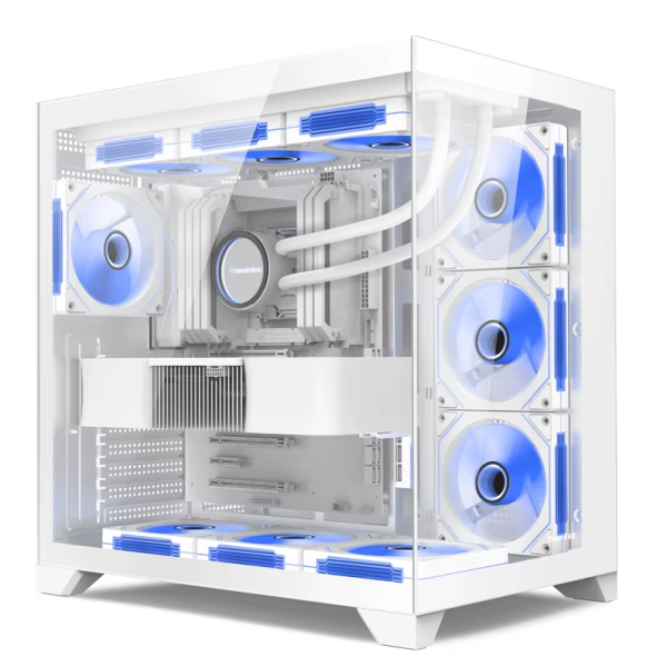 Gaming case LC-360 Atx Aquarium Case (White)