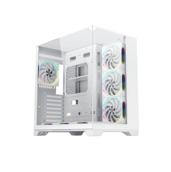 Aquarium Case Gamers Aqua Panoramic ATX (White)