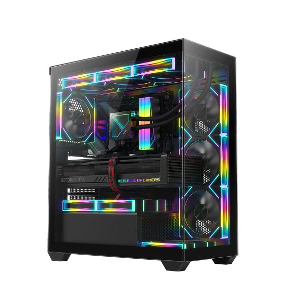 Gaming Case "Ruix Carnival 360 Aquarium (Black)"