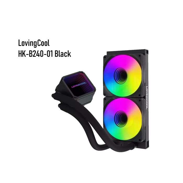 CPU fan Argb LovingCool HK-B240-01 Black