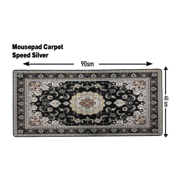 Mousepad Carpet Speed Silver 90x40sm
