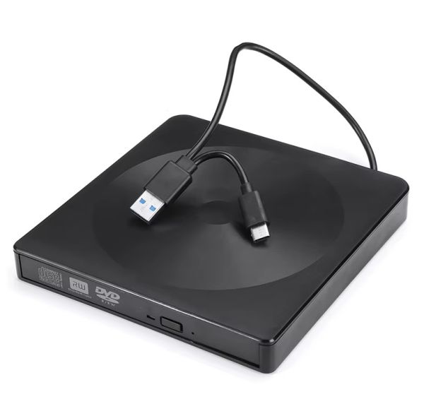 External Dvd RW Usb+Type-C oxuyucu