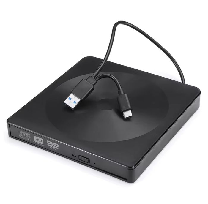 External Dvd RW Usb+Type-C oxuyucu