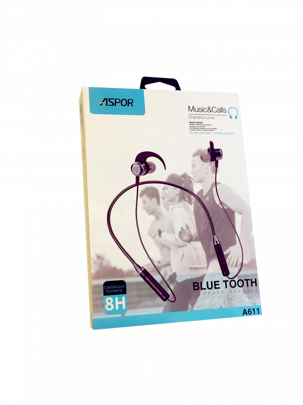 Maqnitli Bluetooth qulaqlıq “Aspor A611” Stereo Headset