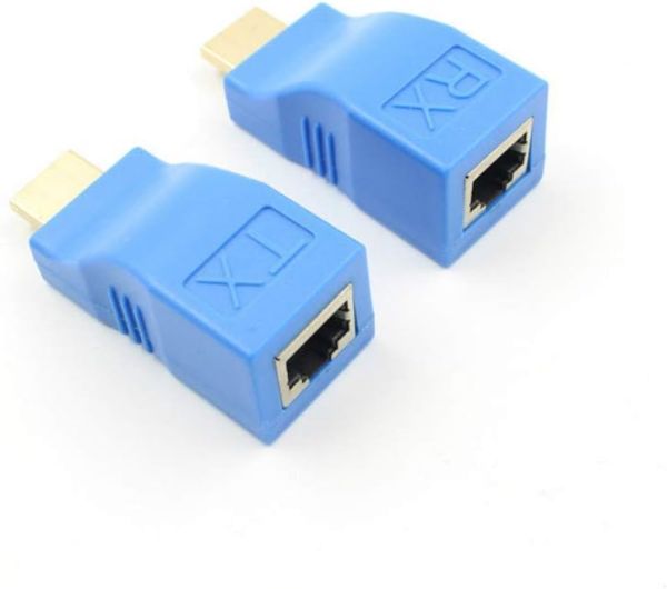 HDMI Genişləndirici 30M HDMI Şəbəkə Genişləndirici Transmitter və Qəbuledici Adapter HDMI Genişləndirici 30M HDMI Şəbəkə Genişləndirici Transmitter və Qəbuledici Adapter