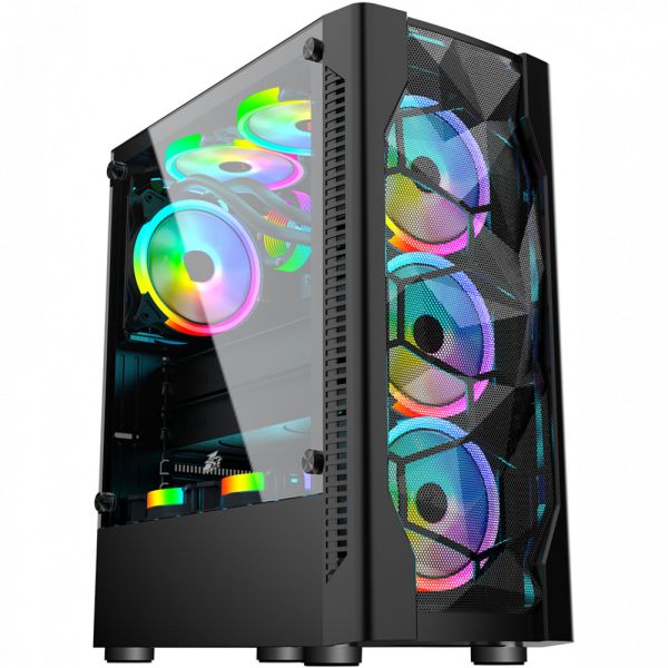 Gaming case GameKM IceDiamond Atx Gaming Case (Black)