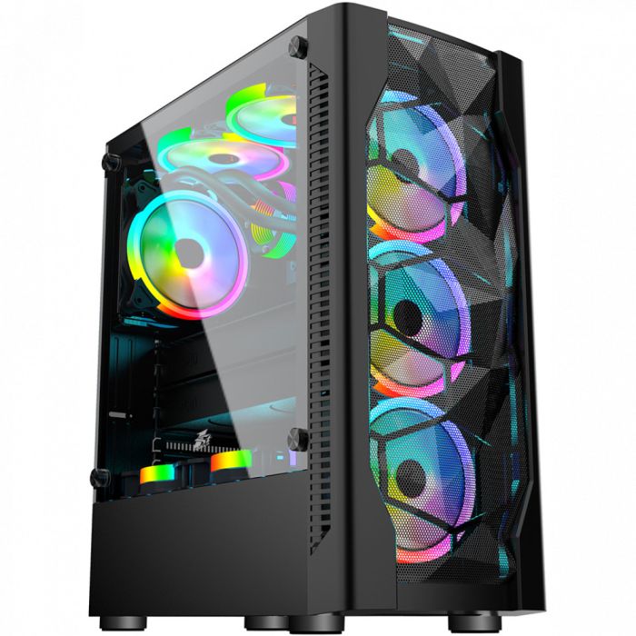 Gaming case GameKM IceDiamond Atx Gaming Case (Black)