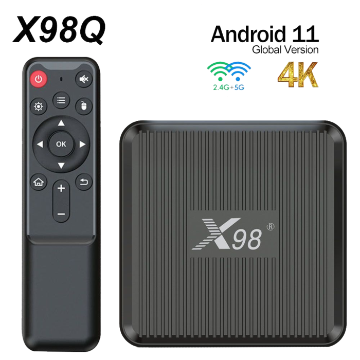 Tv Box X98Q Wireless Dual Android 11