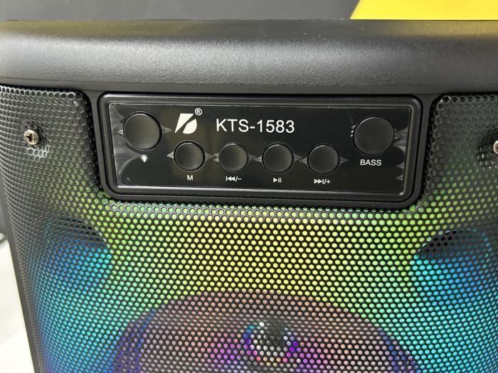 Bluetooth dinamik "KTS-1583 8 inch Bluetooth Karaoke"