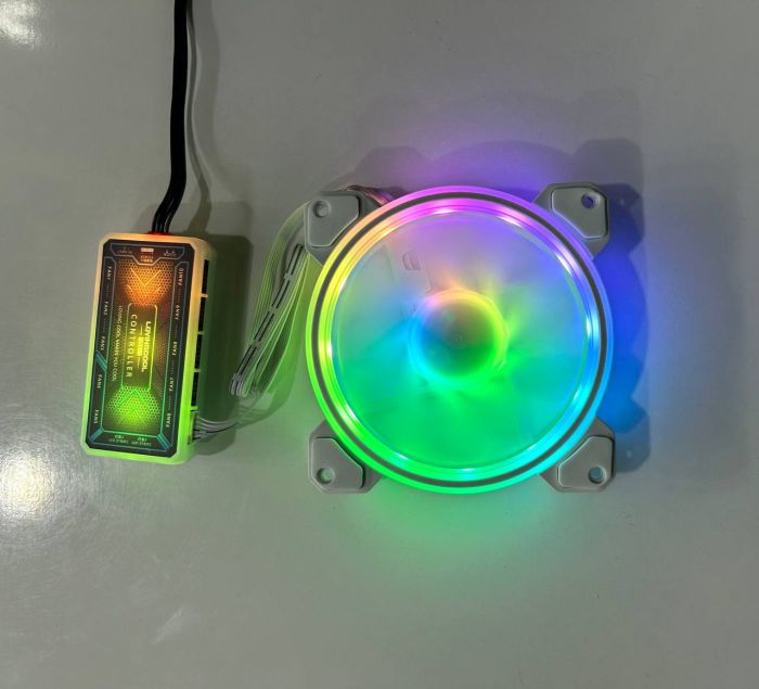 RGB Case Kuler "Loving Cool W-1200 Molex White"