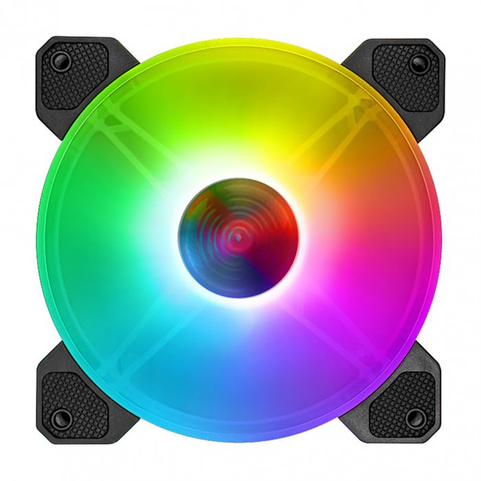 Rgb Kuler “Coolmoon Jade” Led 120mm (Programable Case Fan) (Copy)