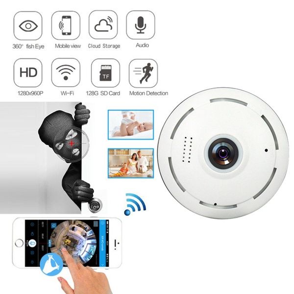 Smart IP Camera  Balıqgözü  A8S-H Wifi kamera