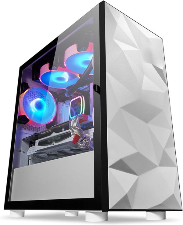 Gaming Case "Ruix Diamond Atx (White)"