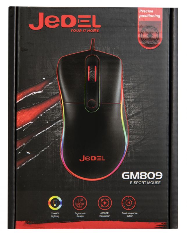 Jedel Gm809 RGB Macro Gaming Mouse (Oyun Siçanı)