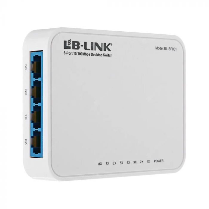 Modem “Lb-Link BL-SF801 8-Port 10/100 Mbps Desktop switch”