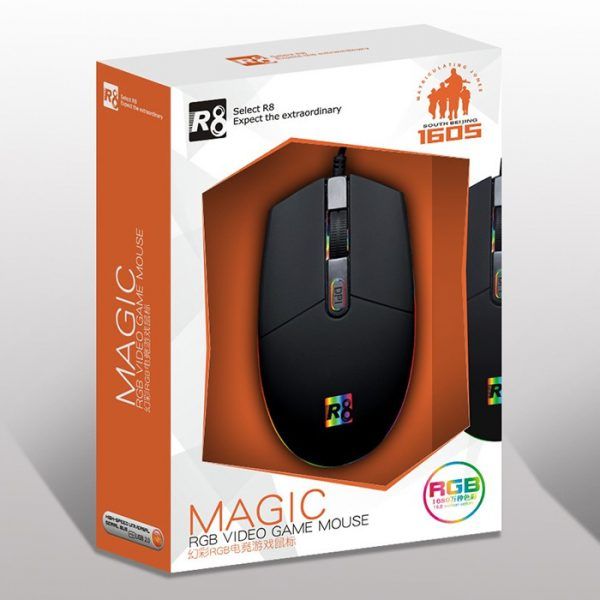 Rgb Gaming Mouse “R8 Magic 1605” işıqlı oyun siçanı