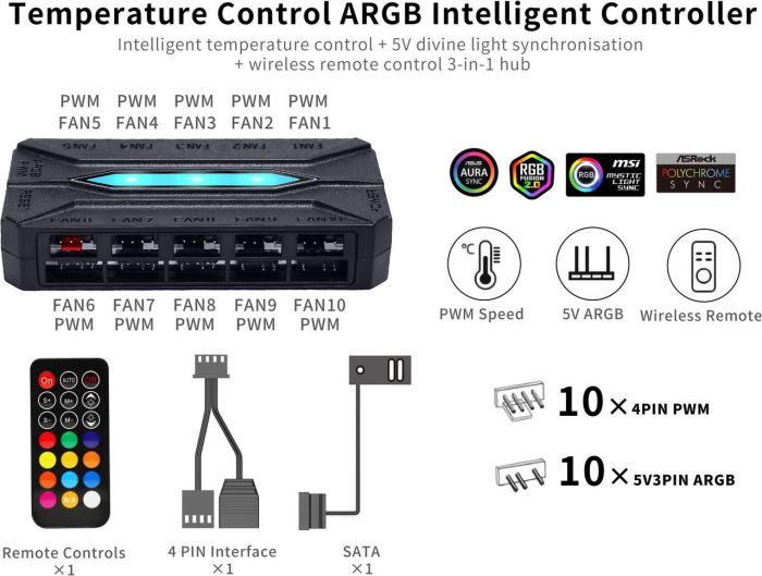 Argb Remote Fan Kontroller