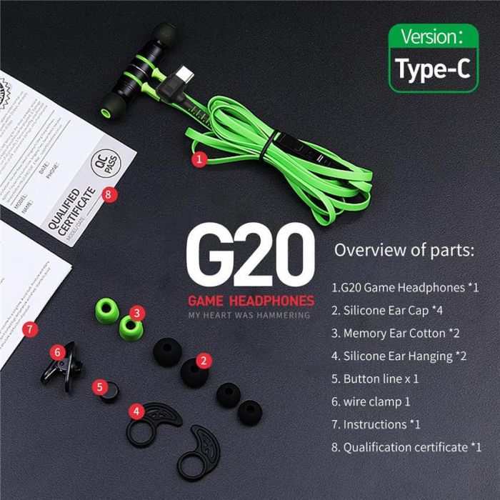 Type-C Qulaqlıq “Plextone G20”
