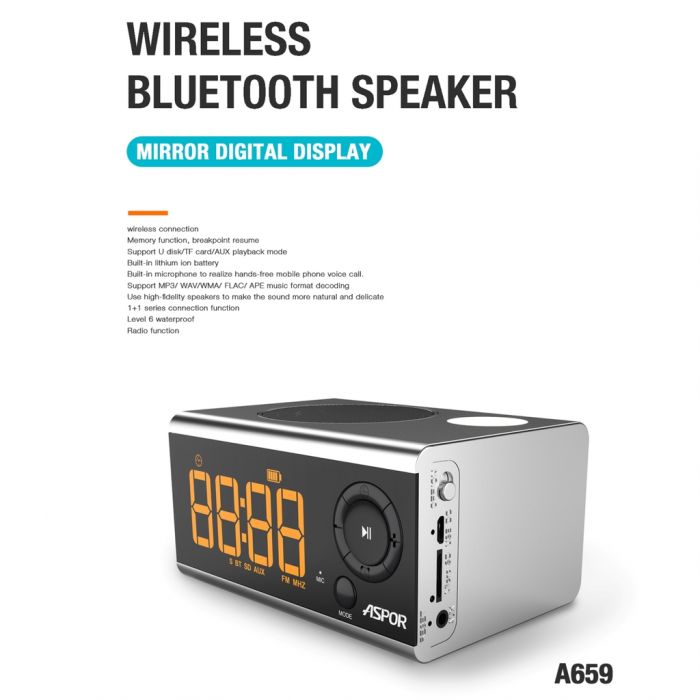 Aspor A659 Led speaker