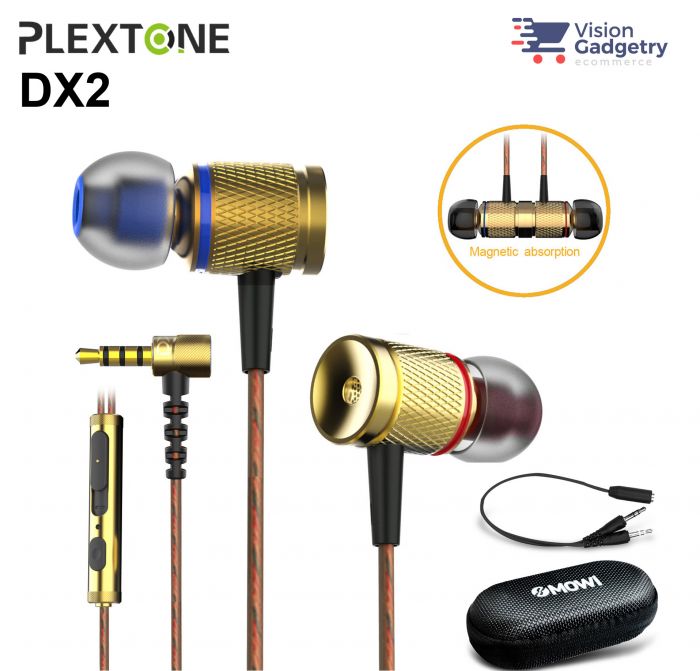 Naqilli qulaqlıq - Plextone DX2 Bass Head Stereo qulaqcıq 