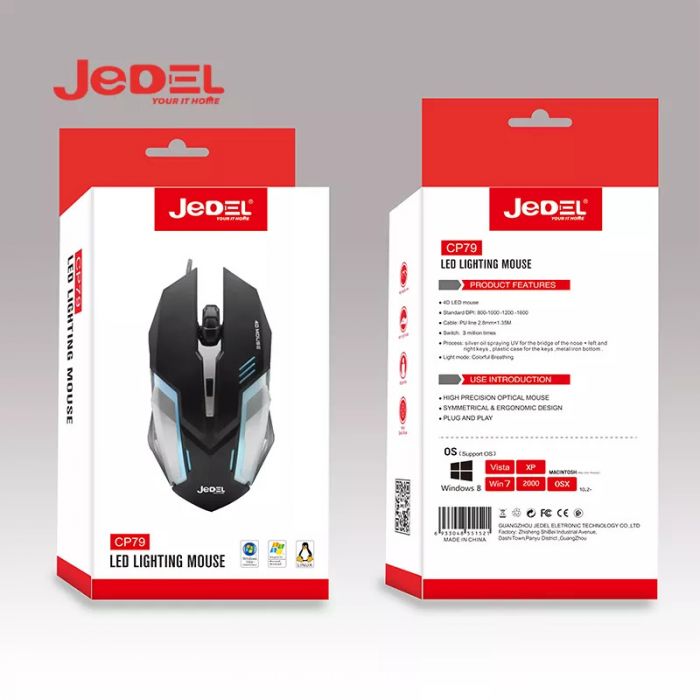 Gaming Mouse “Jedel CP79 RGB” (İşıqlı Oyun Siçanı)