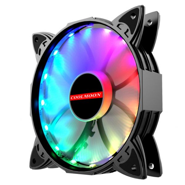Rgb Kuler “Coolmoon Amber” Led 120mm (Case Fan)