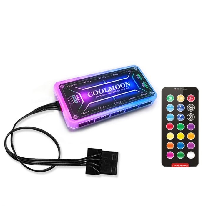 RGB Kuler “Coolmoon Cooltry” (Programable Cooler, Fan Controller)