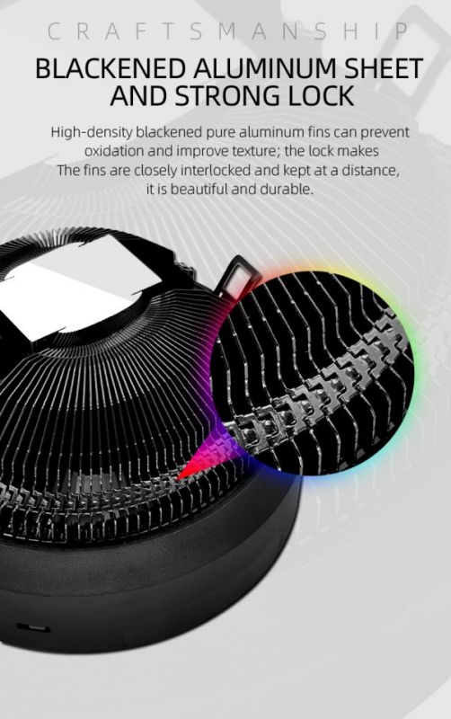 RGB Kuler “Coolmoon Glory” (CPU Processor Fan) soyuducu sistem