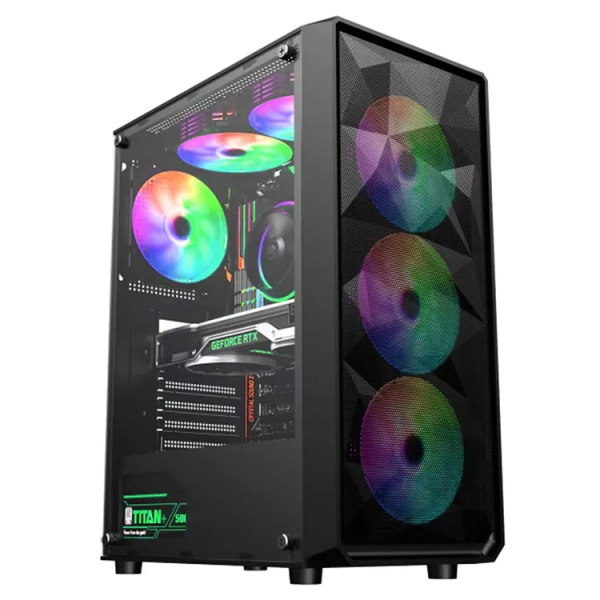 Gaming Case "Ruix Diamond Atx (Black)"