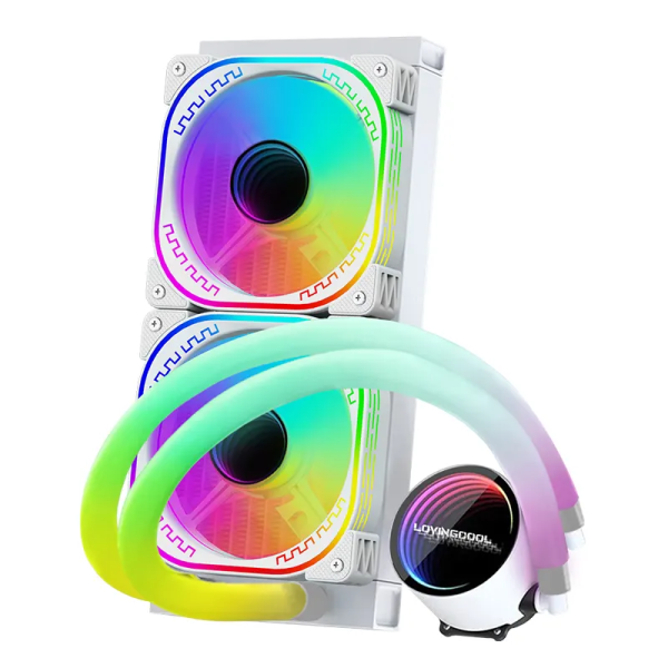 ARGB CPU kuler "LovingCool LC-W240-V 240 (White)" ARGB CPU kuler "LovingCool LC-W240-V 240 (White)"