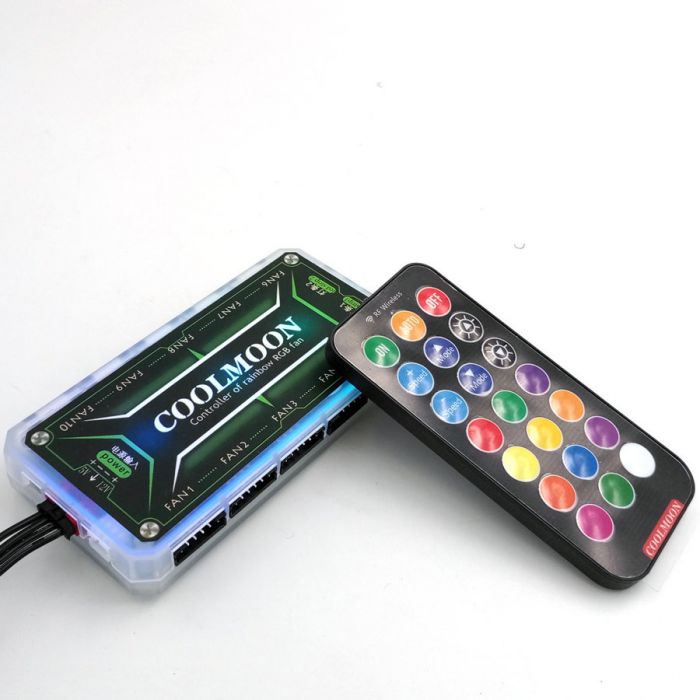 RGB Kuler “Coolmoon Cooltry” (Programable Cooler, Fan Controller) soyutma sistemi
