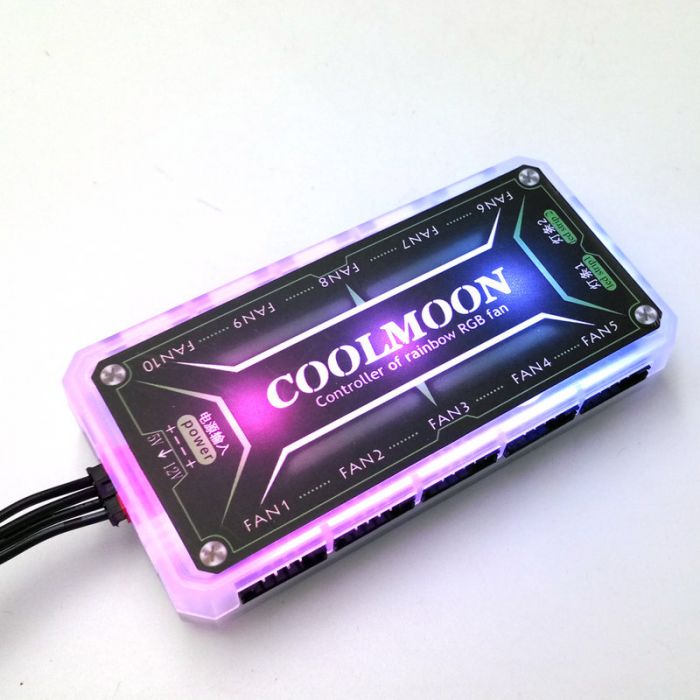 RGB Kuler “Coolmoon Cooltry” (Programable Cooler, Fan Controller)