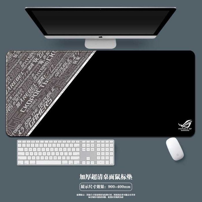 Mousepad Asus ROG Black-White Speed  90x40sm