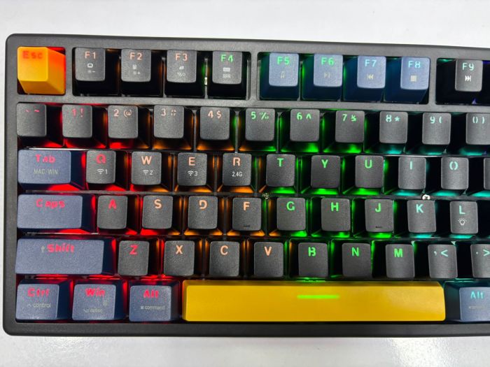 Mexaniki klaviatura JEDEL WKL-102 Black Wi-Fi/Bluetooth/USB