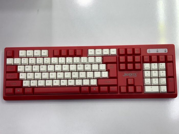 Klaviatura dəsti '' Jedel WS737 Wireless Red ''
