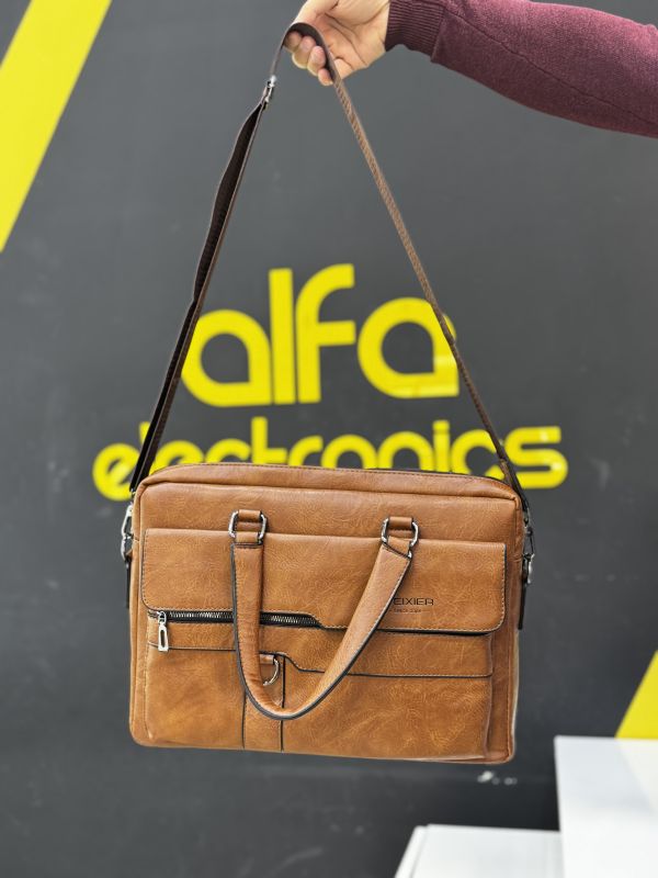 Noutbuk çantası "8619 Shoulderbag 15.6 (Brown)"