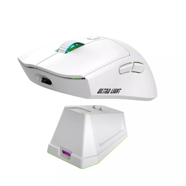Kompüter sıçani "Jedel WD139 Wifi & BT Rechargable White" Kompüter sıçani "Jedel WD139 Wifi & BT Rechargable White"