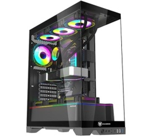 Panoramic Case Gamers Nova Full ATX (Black)
