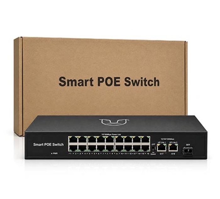 19 Port Alfa P116 Smart Gibabit POE Switch